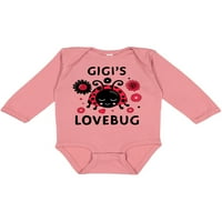 Inktastic Valentinovo Gigi's Lovebug poklon za dječaka ili djevojčicu bodi sa dugim rukavima