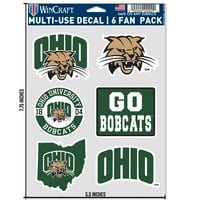 Ohio Bobcats Prime 5 7.75 Si Decal