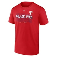 Muški fanatici brendirani crveni Philadelphia Phillies udružuju snage T-Shirt