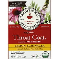 Tradicionalni lijekovi Sezonski kaput za grlo limun Echinacea Teal biljni dodatak, broj, 1. oz