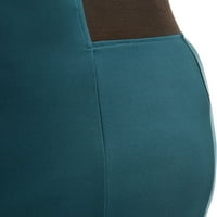 Terra & Sky ženski Plus Size komforni pojas Ponte pantalone