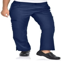 Mini marilyn piling ravno noga 4-smjerna noga elastična struka četiri džepne hlače s džepovima sa džepovima