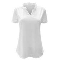 Gotyou Women Casual Loose Shirts Kratki Rukav Modni Heart Print Tops T-Shirts Tee White S