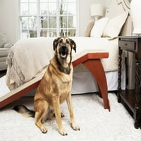 PetSafe Cozyup Bed Ramp za pse i mačke, izdržljive, lakim za skladištenje, prekrivena tepiha, trešnja