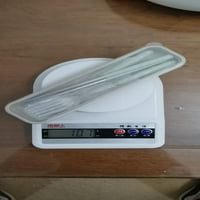 Kuhinjski materijal Clearance 2-in-nehrđajuće čelične kašike štapići postavljaju putni set plastičnom