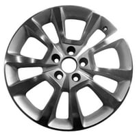Preokret oem aluminijski aluminijski kotač, svijetlo sjaj srebrne i polirane, odgovara 2010- Dodge kalibra