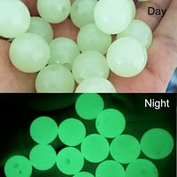 Torba za vjetar svjetleće perle višenamjenske svijetle boje plastične noćne svjetleće perle za ribolov