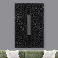 Platno Ispis Zidna umjetnost Geometrijska siva crna boja Kolaža Sažetak oblika Ilustracije Minimalizam