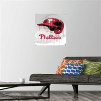 Philadelphia Phillies - Kaciga za kacigu Zidni plakat sa push igle, 14.725 22.375