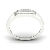 1 4CT TDW Diamond Muški prsten srebra