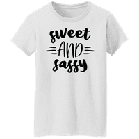 Grafički America Funny Sweet & Sassy citat ženski grafički T-Shirt