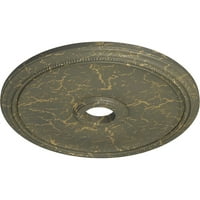 Ekena Millwork 24 od 5 8 ID 3 4 P Theia plafonski medaljon , ručno oslikano pucketanje hamamelisa