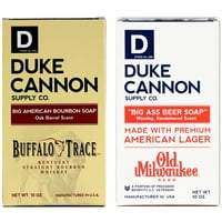 Količina konobe Duke Cannon Velika opeka sapuna za muškarce, unca: burbon i pivo