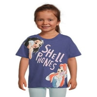 Disney Princess Toddler Girl Grafička majica kratkih rukava, Veličine 12m-5t