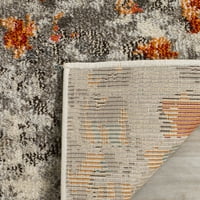 Monako Driskoll Sažetak Rezerviranog tepiha, siva narandžasta, 10 '14 '