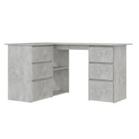 Corner Desk betonski sivi 57.1 X39.4 X29.9 Dizajnirano drvo