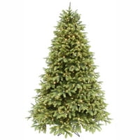 Vickerman 7,5 '60 Deluxe balsam EZ utikač umjetno božićno drvce, 8-funkcija promjena boje Dura-lit® LED