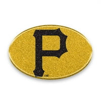 Pittsburgh Pirates Auto emblem - ovalna boja Bling
