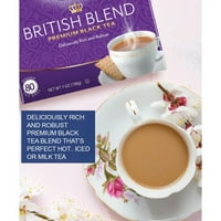 Tetley British Blend Premium Crni čaj, brojite čajne vrećice