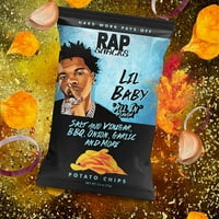 Rap grickalice Lil Baby sve u čips od krompira, 2.5 Oz torba