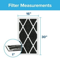 Filtreti zračni filter, MPR Merv 11, odbrana alergena, snima kućnog ljubimca, dim, smog i polen, filter