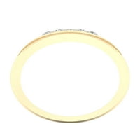 Imperial 1 20ct TDW Diamond 10k žuti zlatni kamen muški prsten