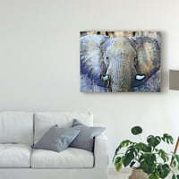 Zaštitni znak likovne umjetnosti 'ljubičasti slon' platno umjetnost Surma & Guillen