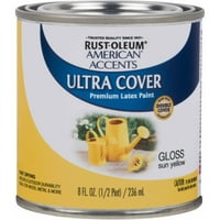 Rust-Oleum Američki naglasci Ultra Cover Gloss Sun Yellow General Namjenska boja, Polu-pinta