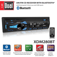 Dual Electronics XDM280BT Multimedija Odvojivi LCD Single Din Car Stereo sa ugrađenim Bluetooth, CD-om,