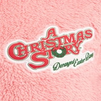 Božićna priča Muška pink Bunny pidžama Union odijelo, veličine S-2XL, Muška pidžama