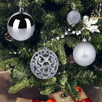Set za božićne kuglice, božićni baubelji s razbijanja kuglice božićne ukrase za ukrase za Xmas Viseće