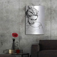 Luxe Metal Art 'Silhouette 1' po dizajnu Fabrikken, Metalna zida Art, 24 x36