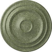 5 8 od 1 2 P Giana plafon medaljon, ručno oslikana Atenski zeleni pucketanje