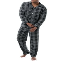 Muški Flanelski komplet pidžama s plodom razboja gornji i donji set pidžama