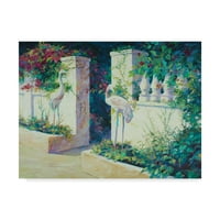 Zaštitni znak Likovna umjetnost' Sentinels Garden ' platnena Umjetnost Julie G. Pollard