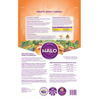 HALO Prirodna suha CAT hrana, piletina i pileća recept jetre, kesica od 10 kilograma