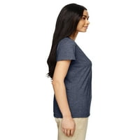 Gildan ženski teški pamuk 5. oz. Majica s V-izrezom 3-pakovanje