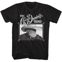 Charlie Daniels profil bend crna majica