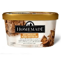 Domaći brend Milk Chocolate Peanut Butter Cup Ice Cream-48FO