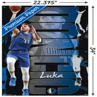 Dallas Mavericks - Luka Dondic zidni poster sa push igle, 22.375 34