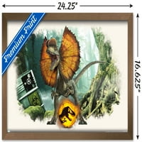 Jurski svijet: Dominion - dilonfosaurus Focal zidni poster, 14.725 22.375 Uramljeno