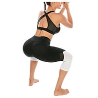 Joga kratke hlače za žene Gym Shorts Women Scronch Butt High Squik Postavljen tiskani mekani crni s