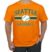 Divlji Bobby City of Seattle Bejzbol fantazija sportski muški T-Shirt, narandža, srednji
