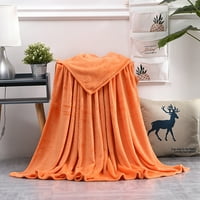 Utoimkio Fleece throw deke lagani udoban meke hlađenje deke za kauč kauč dnevni boravak
