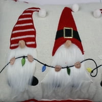 Vrijeme odmora Patuljci lumbalni Božićni ukrasni jastuk, 9x