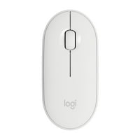 Logitech šljunak i bežični miš za iPad, bijeli, bijeli