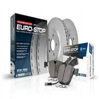 Stražnji Euro-Stop Euro-Stop ECE-R certificirani komplet kočionih jastučića i rotora ESK odgovara Porsche
