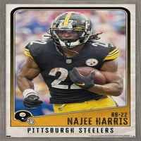 Pittsburgh Steelers - Najee Harris zidni poster, 22.375 34 Uramljeno
