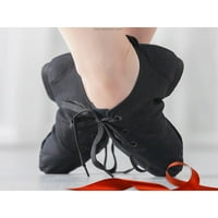 Daeful djevojka je svjetlo prozračan okrugli Toe Dance Shoe Yoga Comfort Stanovi meke baletne cipele