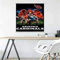 Arizona Cardinals - Point Stance zidni Poster sa magnetnim okvirom, 22.375 34